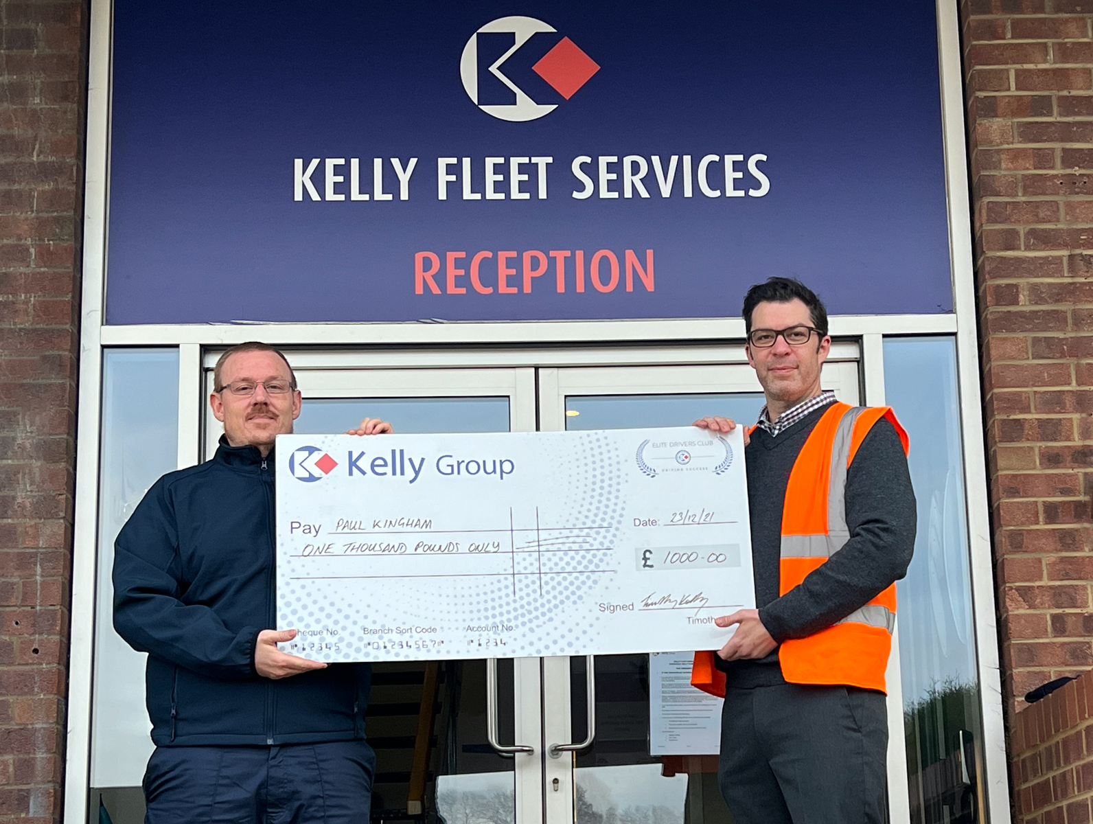 Paul Kingham - Elite Drivers Club November Monthly Winner Announced